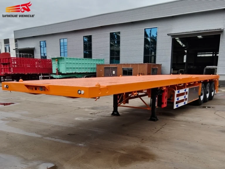 Container Transport Flatbed Semi Trailer1