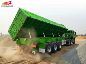 13 Meters Side Tipping Steel Trailer