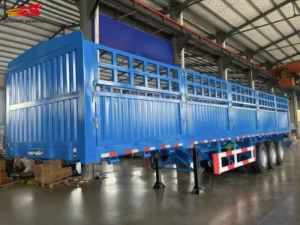 3 Axle 40 ft Fence Cargo Semi Trailer