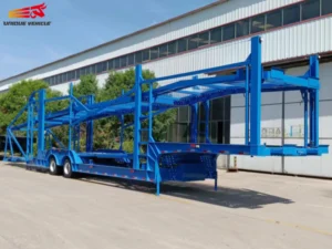 2 Axle Double Deck Car Transport Trailer