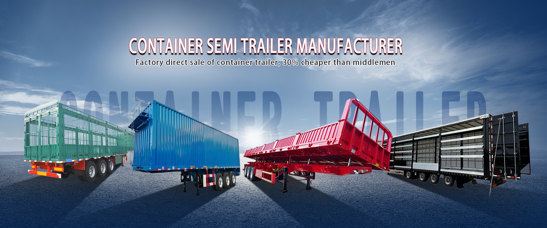 Container Trailer Banner