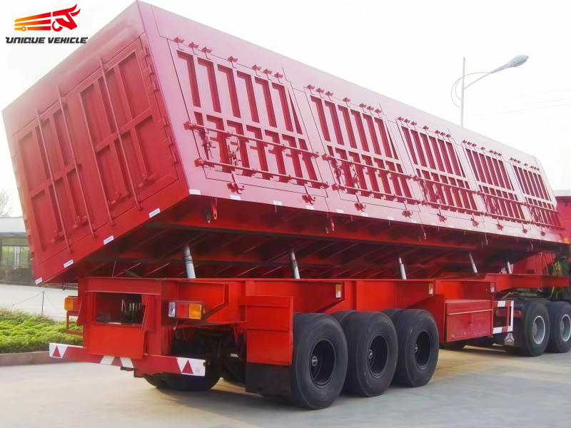34 Ton Side Dump Semi Trailer