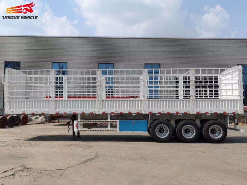80 Tons Bulk Cargo Fence Semi Trailer - Image 3