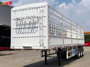 80 Tons Bulk Cargo Fence Semi Trailer