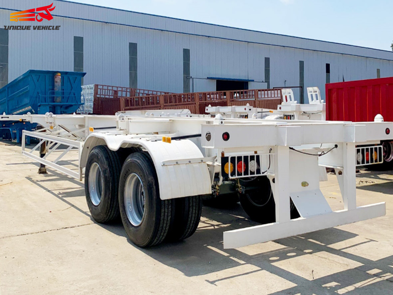 20ft 40 Tons Skeletal Container Trailer - Image 4