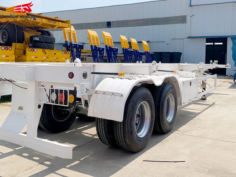 20ft 40 Tons Skeletal Container Trailer - Image 3