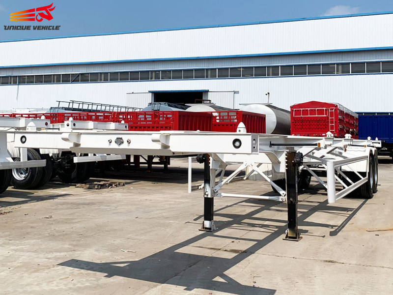 20ft 40 Tons Skeletal Container Trailer